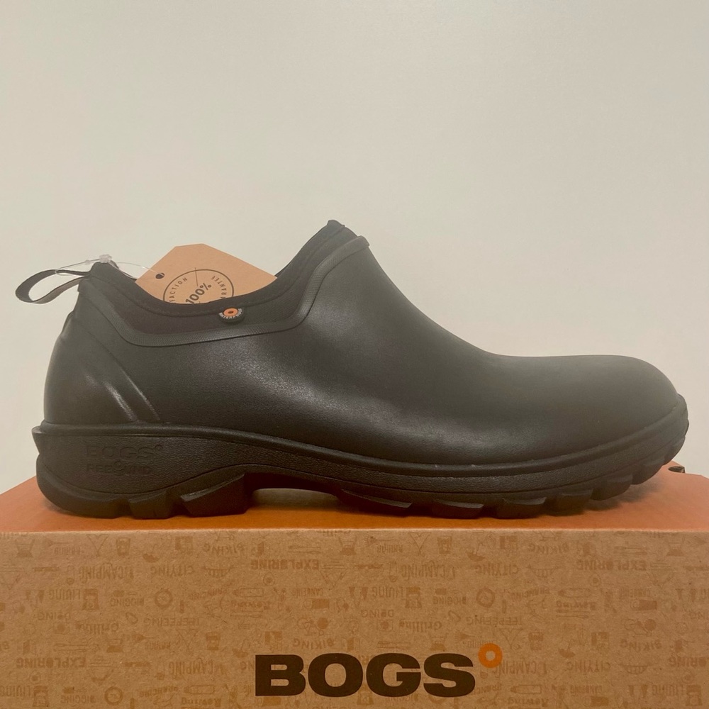 NWT Bogs Sauvie Slip On Boots Dark Brown - Picture 2 of 9